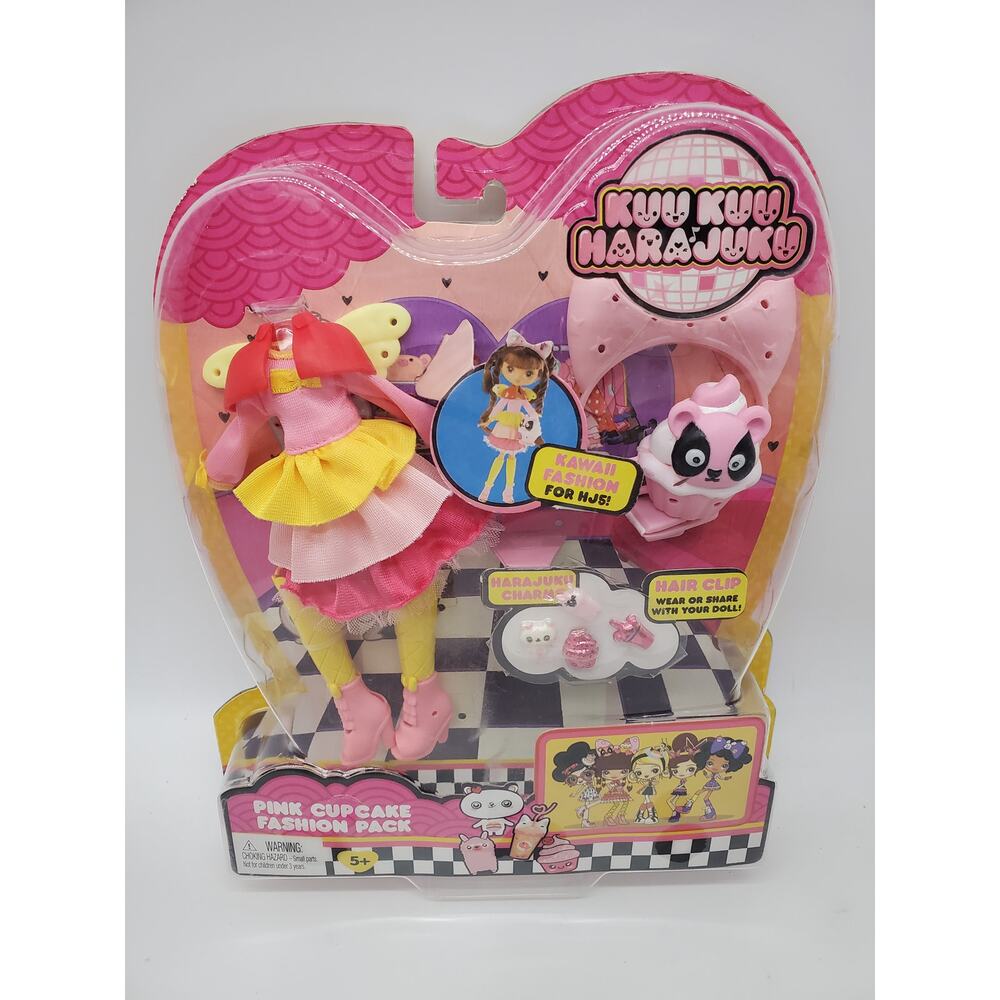 Kuu Kuu Harajuku Pink Cupcake Fashion Pack FFB33